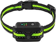 ahjdl rechargeable reflective dog bark collar - 5 adjustable sensitivity and intensity levels - 🐶 dual anti-barking modes - rainproof - no barking control shock collar for small medium large dogs logo