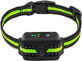 img 4 attached to AHJDL Rechargeable Reflective Dog Bark Collar - 5 Adjustable Sensitivity and Intensity Levels - 🐶 Dual Anti-Barking Modes - Rainproof - No Barking Control Shock Collar for Small Medium Large Dogs