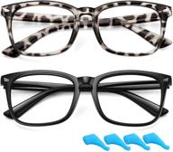 👓 children's clear lens blue light blocking glasses for boys and girls - anti-eyestrain computer eyewear, non-prescription frame for fake glasses logo