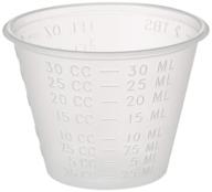 dynarex 4258 polyethylene medicine cup, 100 count, clear (1 sleeve) logo