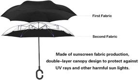 img 3 attached to ☔️ Inverted Windproof Waterproof Umbrellas with Umbrella