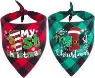 bandana christmas triangle kerchief bandanas logo