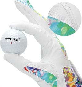 img 2 attached to Ladies' Soft Leather Breathable Golf Gloves - Non Slip Accessories, 1 Pair