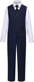 img 3 attached to 🎩 Stylish Toddler Wedding Boys' Clothing: Bearer Outfit Pieces for Suits & Sport Coats