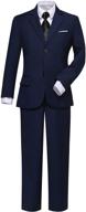 🎩 stylish toddler wedding boys' clothing: bearer outfit pieces for suits & sport coats logo