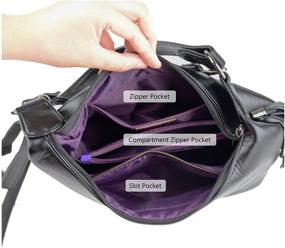 img 2 attached to Oichy Crossbody Lightweight Shoulder Handbags Women's Handbags & Wallets