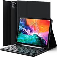 📚 versatile leather folio keyboard case for ipad pro 11-inch 2021 & air 4th gen - detachable keyboard and smart cover logo