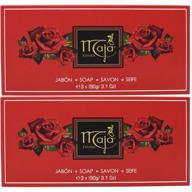 🧼 maja soap sets rectangle - 2-packs of 3 soaps (3 x 3.1 oz. each) - 18.6 oz total - jabon perfumado logo