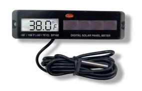 img 1 attached to Cooper-Atkins SP160-0-8 Rectangular Solar-Powered Digital Panel Thermometer, -58/158°F Temperature Range