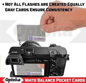 img 3 attached to Карта баланса белого Opteka карманного размера: достигните точной экспозиции и настройки калибровки для видео, беззеркальных, зеркальных и пленочных фотографий.