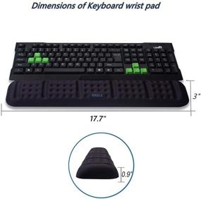 img 1 attached to BRILA Upgraded Ergonomic Keyboard Non Slip