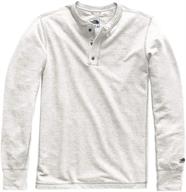 одежда для мужчин north face henley aviator heather для рубашек. логотип