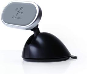 img 3 attached to 🚗 Koomus Urban-Dash-N: Premium Magnetic Car Mount for Smartphones - Dashboard & Windshield, Black