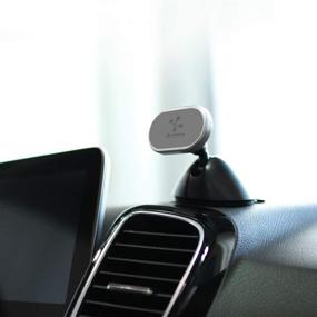 img 1 attached to 🚗 Koomus Urban-Dash-N: Premium Magnetic Car Mount for Smartphones - Dashboard & Windshield, Black