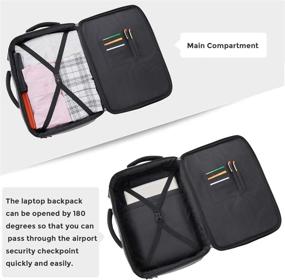 img 2 attached to Convertible Multifunctional Backpack Briefcase Messenger with Removable Features