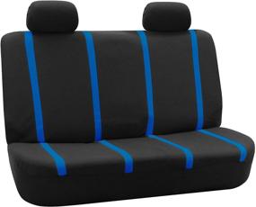 img 2 attached to FH Group FB032BLUE114 Blue Unique Flat Cloth Car Seat Cover (W