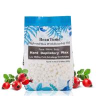 🔥 premium hard wax beads: gentle, 98% hair removal for sensitive skin - no burns, non-strip, allergen-free - face, bikini, brazilian, eyebrow logo