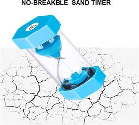 img 2 attached to ⏳ SuLiao Hourglass 5-Minute Sand Timer: Small Purple Plastic Sand Clock, Colorful Sandglass Timer for Kids, Games, Classroom, Kitchen, Decor - Reloj De Arena