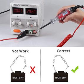 img 1 attached to 🔌 CG LED Circuit Tester: Heavy Duty 3-48V Electrical Tester with 140 Inch Spring Wire Probe for Cars, Trucks, and Vehicles