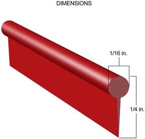 img 3 attached to 🚗 YY-LC Легко устанавливаемая съемная 3D DIY автомобильная стайлинг интерьер экстерьерные элементы декора отделки - полоса для отделки автомобиля, универсальный автомобильный аксессуар (16.4 фута, красный)