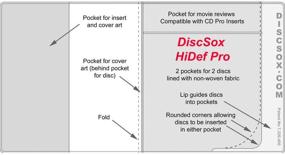 img 3 attached to DISCSOX HIDEF POLY SLEEVES 25PK