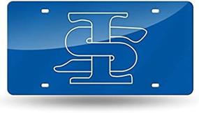 img 2 attached to 🏈 Rico Industries NCAA Laser Inlaid Metal License Plate Tag: Perfect for Both Genders!