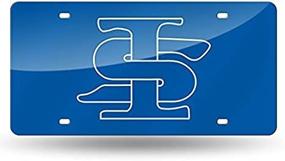 img 3 attached to 🏈 Rico Industries NCAA Laser Inlaid Metal License Plate Tag: Perfect for Both Genders!