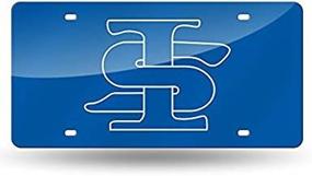 img 1 attached to 🏈 Rico Industries NCAA Laser Inlaid Metal License Plate Tag: Perfect for Both Genders!