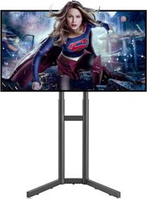 img 4 attached to 📺 Suptek ML5273-2 TV Floor Stand: Height Adjustable & Wall Mountable for 32-70 inch LED LCD Screens