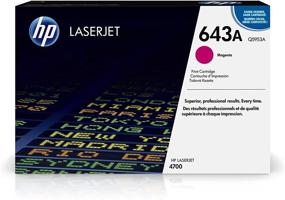 img 4 attached to 🖨️ HP 643A Q5953A Toner Cartridge in Vibrant Magenta – High-Quality Printing