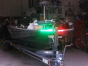 img 3 attached to 🚤 Enhance Your Watercraft with Green Blob Outdoors Marine Navigation LED Strips Kit: Perfect for Pontoon, Bass, Ski Wave Runner, Jon Boats, and Kayaks