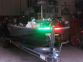 img 4 attached to 🚤 Enhance Your Watercraft with Green Blob Outdoors Marine Navigation LED Strips Kit: Perfect for Pontoon, Bass, Ski Wave Runner, Jon Boats, and Kayaks