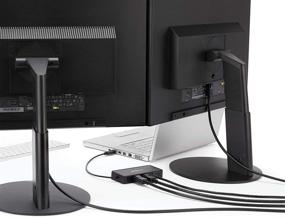 img 3 attached to 🖥️ StarTech.com USB 3.0 Док-станция для двух мониторов Mini Dock - Видео DisplayPort 4K 60 Гц и гигабитный Ethernet - кабель 1 фут (30 см) - Переносной адаптер для ноутбука USB 3.1 Gen 1 Type-A (USBA2DPGB)