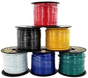 img 2 attached to 🔌 High-Quality 14 Gauge Flexible Copper Clad Aluminum Low Voltage Primary Wire 6 Color Set - 100ft Roll, Perfect for 12 Volt Automotive, Trailer Harness, Car Audio, and Video Wiring - 600 ft Total