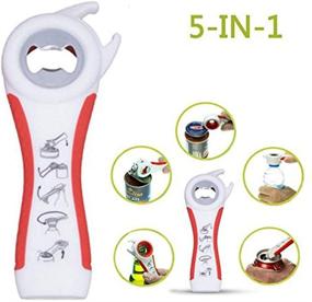 img 2 attached to 🔓 Finduat Jar Opener, Can Opener, and Bottle Opener Set: Best Rated Grippers for Stubborn Lids, Caps, and Bottles – Ideal for Small Hands, Seniors, or Arthritis Relievers