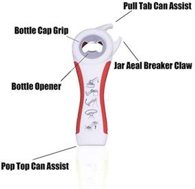 img 1 attached to 🔓 Finduat Jar Opener, Can Opener, and Bottle Opener Set: Best Rated Grippers for Stubborn Lids, Caps, and Bottles – Ideal for Small Hands, Seniors, or Arthritis Relievers