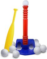 🔴 t ball set for toddlers and kids - adjustable and fun! logo