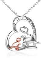 dinosaur necklace sterling engraved necklaces logo