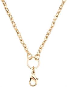 img 1 attached to CharmSStory 28 inch Rolo Chain Necklace - Ideal for Floating Charm Lockets