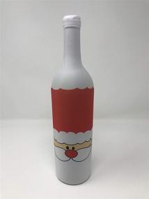 img 1 attached to 🎄 Unique Christmas Wine Decor: Holiday Gear Wine Bottle Covers & Xmas Decorations Winners! Set of 5, Ideal for Liquor & Wine Gift Exchanges - Better than Wine Labels & Stickers