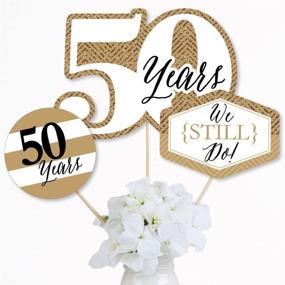 img 3 attached to 🎉 We Still Do - 50th Wedding Anniversary Table Centerpiece Sticks - Set of 15: Perfect Party Decorations for Celebrating a Milestone