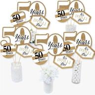 🎉 we still do - 50th wedding anniversary table centerpiece sticks - set of 15: perfect party decorations for celebrating a milestone logo