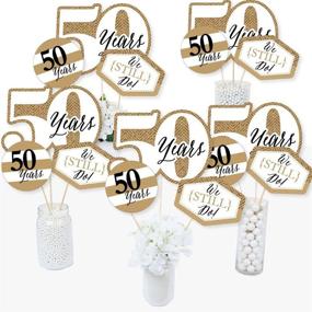 img 4 attached to 🎉 We Still Do - 50th Wedding Anniversary Table Centerpiece Sticks - Set of 15: Perfect Party Decorations for Celebrating a Milestone