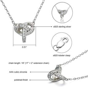 img 1 attached to 💎 Sister Gifts: Stunning Sterling Silver CZ Necklace - Perfect Best Friend Birthday and Friendship Gift!