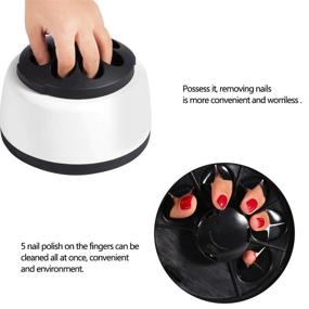 img 1 attached to Nail Polish Remover Machine: Efficient 36W One-Key Steam Fast Gel Nail Unloader - Non-Invasive Polish Heater Cleaner