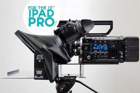 img 3 attached to 💻 Teleprompter-PAD iLight PRO 13'' Big Screen + Remote - 100x100 Aluminum – iPad PRO/Android/Windows Tablet PC - Durable Professional Product - Multi Camera - HD Beamsplitter Glass - EU Made