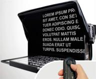 💻 teleprompter-pad ilight pro 13'' big screen + remote - 100x100 aluminum – ipad pro/android/windows tablet pc - durable professional product - multi camera - hd beamsplitter glass - eu made logo