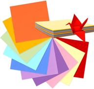 origami sheets double squares colors logo