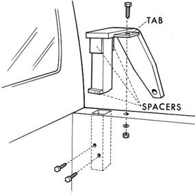 img 1 attached to 🔒 CR Brophy Machine Works TDSF: Durable Black Powder Coated Camper Tie Down for Secure Travel