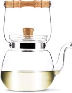 🍵 yama glass chinese water kettle (40 oz): authentic and stylish tea brewing solution logo